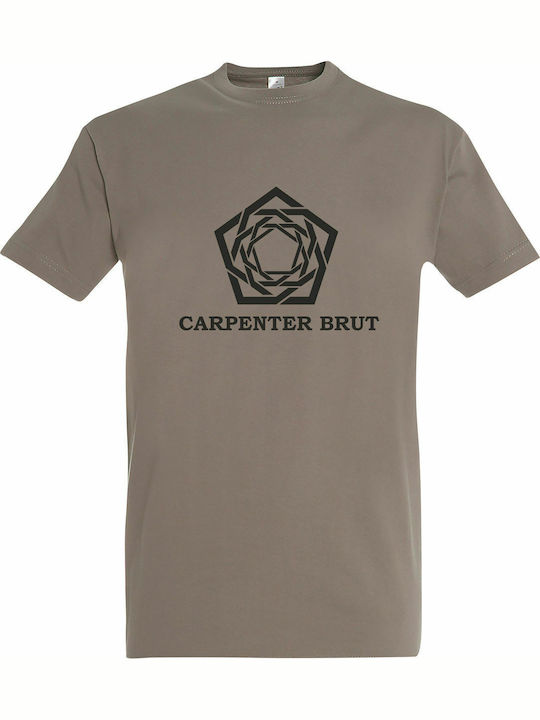 T-shirt Унисекс French New Wave Carpenter Brut Светло Каки