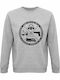 Sweatshirt Unisex Organic " Breaking Bad Camp Crystal Meth Heisenberg Chronicles " Grey Melange
