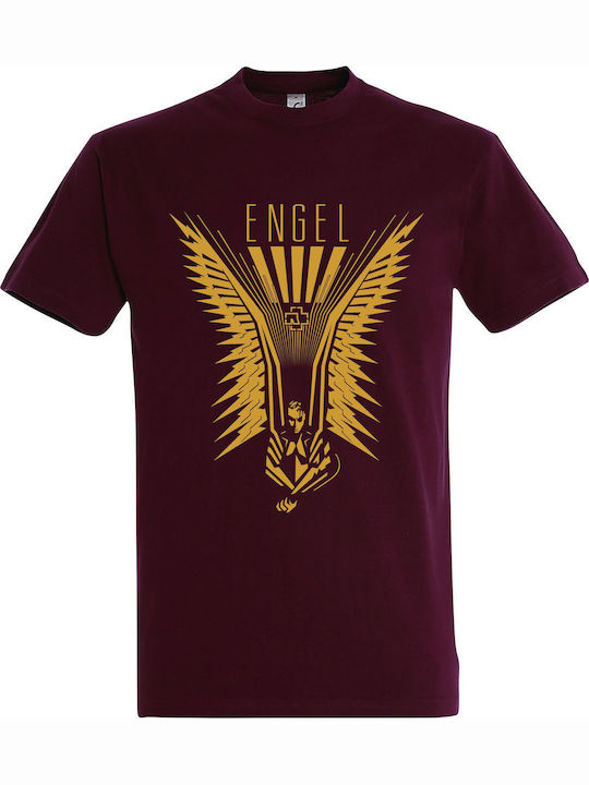 T-shirt Unisex " Rammstein Engel " Burgundy