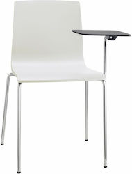 Scab Design Καρέκλα με Αναλόγιο Φροντιστηρίου Λευκή 51x52x82εκ. Scab Design Καρέκλα με Αναλόγιο Φροντιστηρίου Λευκή 51x52x82εκ.