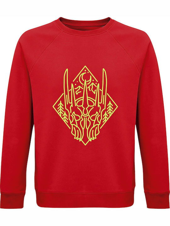 Sweatshirt Unisex Organic " Sauron Mordor Middl...