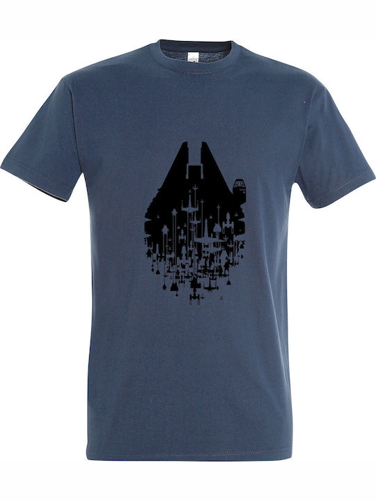 Unisex T-shirt Star Wars Spaceships Millennium ...