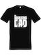 Tshirt Unisex Organic " Walking Dad Walking Dead Baby Hunting " Black