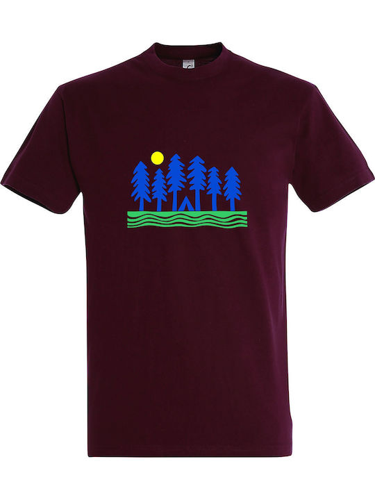 T-shirt Unisex " Outdoor Camp Lover Design " Bu...