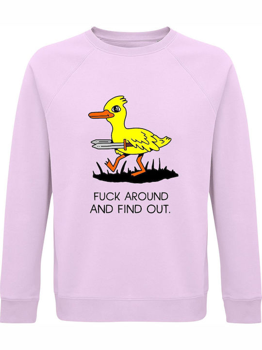 Unisex Organic Cotton Printed Blouse Fuck Aroun...
