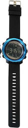 Tesoro Digital Stopwatch Men's Watch Ever Box Blue Dial 401178blue Tesoro