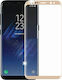 Vmax Γυαλί Προστασίας Fullcover 3d Full Curved 0.23mm Case Friendly Samsung G950 Galaxy S8 Plus Χρυσο