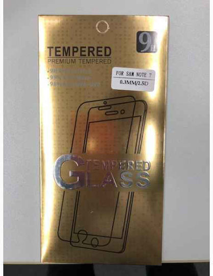 Display Glass 9h Premium Samsung Note 7 0 3mm/2.5d Retail