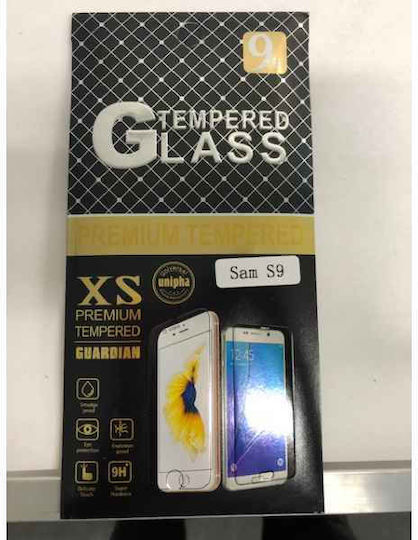 Display Glass 9h Premium Samsung S9 Retail