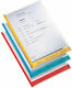 Esselte Binder Pocket Expandable Reinforced Transparent With Yellow Border 15398 Type C