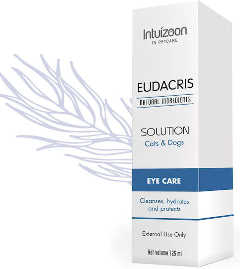 Intuizoon Eudacris Lotion 125ml Eye Drops & Cleaner for Dogs Cats