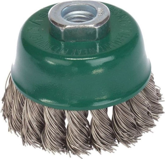 Lessmann Drill Wire Brush Wheel Bell Braided Inox Ø65x18mm 482.717