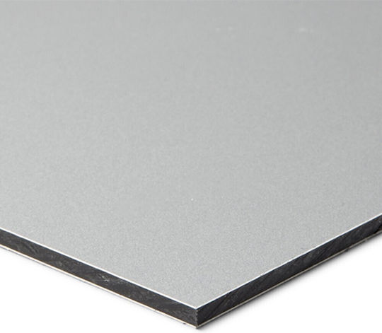Панел Алуминий Etalbond 150x305x0,3см Сребристо Бял