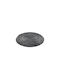 Rundes Tischset Schwarz 37cm
