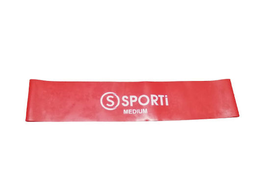 Sportifrance Widerstandsbänder Mini Band Rot Mäßiges