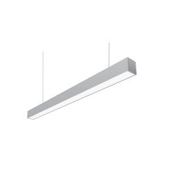 Linear Connected Aluminum LED Lighting Silver Ceiling Or Pendant 40W 230V 110° Natural White 4000K Sonata P15241