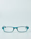 Women's Reading Glasses +2.50 in Petrol Blue co...