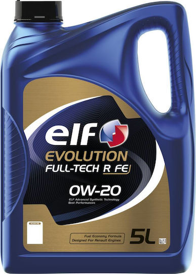Elf Evolution Full-Tech R Λάδι Αυτοκινήτου 0W-20 5lt
