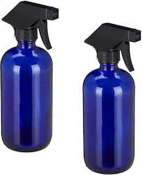 Set 2 Spray Bottles 500ml Blue Relaxdays Set 2 Spray Bottles 500ml Blue Relaxdays