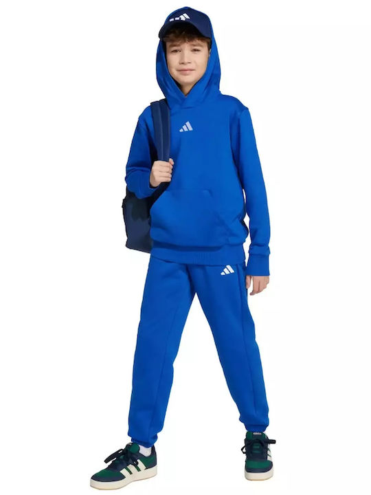 Kids Sweatshirt with Hood and Pockets Blue