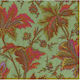 Xαρτοπετσέτες Luncheon Paisley Leaves Sage Green 16.5x16.5cm Caspari 20 Tεμάχια