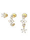 Guess Earrings made of Steel Gold Plated with Stones