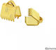 Brünierter Terminal Band Gold 6x5mm 25Stück