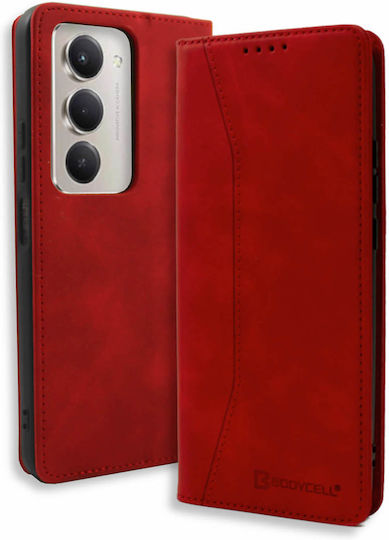 Bodycell Book Piele artificială / Piele Roșu (Redmi 15)