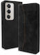 Bodycell Книга Изкуствена кожа / Кожа Черен (Redmi 15)