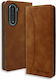 Bodycell Книга Изкуствена кожа / Кожа Кафяв (Xiaomi Poco M7 Plus)