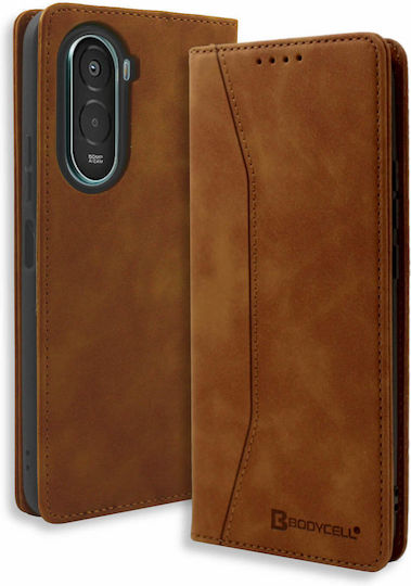 Bodycell Книга Изкуствена кожа / Кожа Кафяв (Xiaomi Poco M7 Plus)