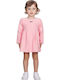 Kinderkleid Langärmelig Knitted Lilac