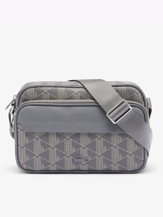 Lacoste Reporter Bag Herrentasche Schulter Crossbody Gray