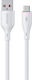 WK USB 2.0 Cable USB-C male - USB-A 66W PD Λευκό 1m 250910