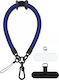 0.8cm Κορδονι Λαιμου Θηκη Κινητου 40cm Blue