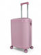 Forecast Cabin Hard Pink Suitcase With 4 Wheels Height 52cm