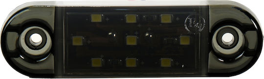 Led Volume Smoked 9 Led 12v 24v Ip68 White 90mm 20mm X 10mm Mark