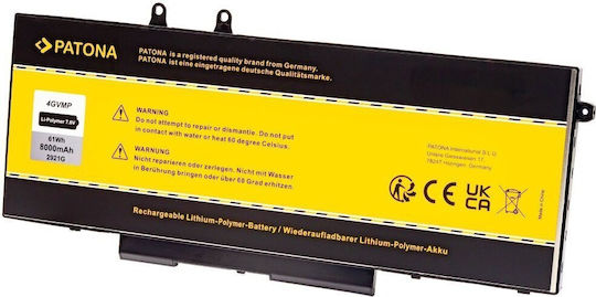 Patona Compatible Battery for Dell Latitude DELL Latitude 5400, 5410, 5510 with 8000mAh