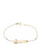 Kinderarmband ID aus Gold 9K