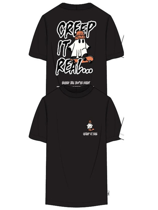 Creep It Real Tricou – Halloween Fantoma Skater Ediția