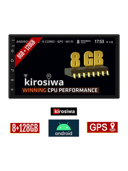 Kirosiwa Sistem Audio Auto pentru Suzuki Jimny 2005-2019 (Bluetooth/USB/AUX/WiFi/GPS) cu Ecran Tactil 7"