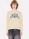 Happy Tiger Women's Long Sleeve Woolen Beige Sweater
