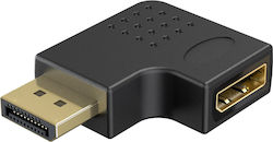 Goobay 77132 DisplayPort male σε DisplayPort female