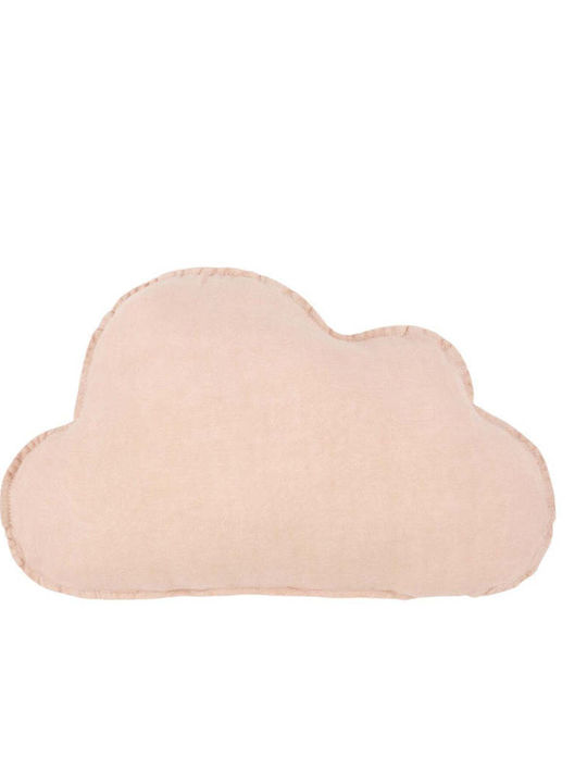 L1n0 Kinder Wurfkissen Wolkendesign Rosa