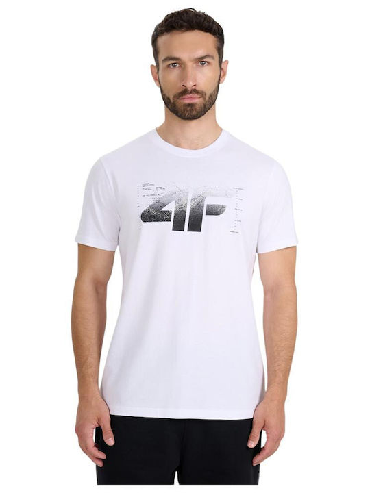 4F T-shirt Λευκό
