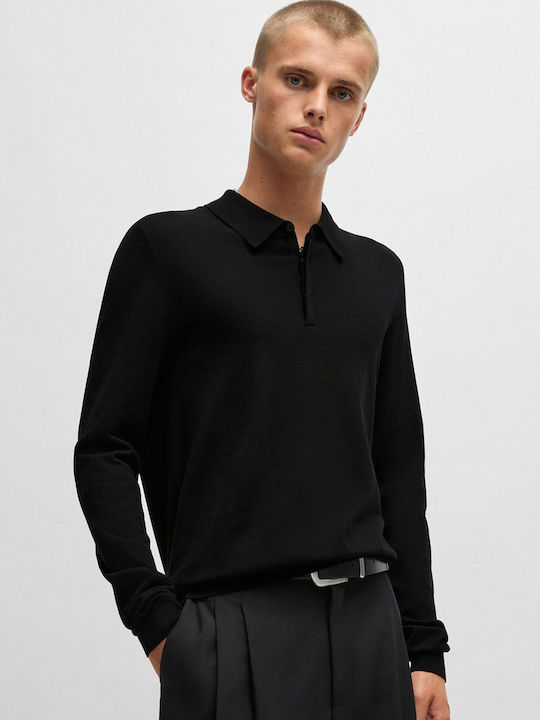 San Polo Pulover cu mânecă lungă Black