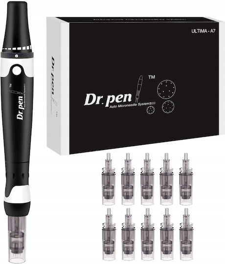 Dermapen Dr Pen Ultima A7 Microneedling Facial Mezoterapie 10 Cartușe