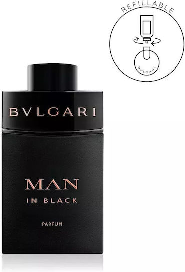 Refillable Men's Perfume Bvlgari Bvlgari Man In Black Parfum Capacity Ml 100