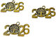 Metal Charms 2026 "Tree of Life" 3.7x2cm 3pcs
