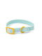 Unicord Wasserfestes Color Blocking Hundehalsband Hundehalsband Blau 30-36cm S